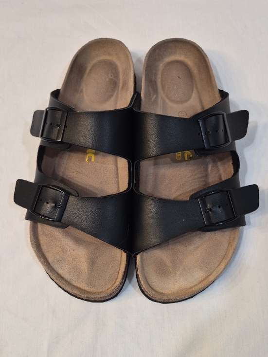 Viking Shoes - Women's Black Dual-Strap Adjustable Buckle Sandals